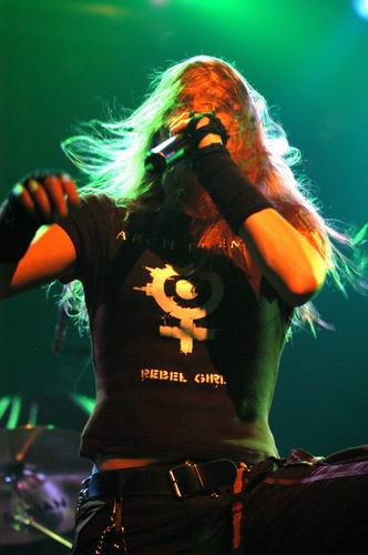 Arch Enemy at Bogart's Cincinnati, OH on November 2, 2003 &mdash; concert photo by Wayne Dennon