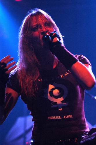 Arch Enemy at Bogart's Cincinnati, OH on November 2, 2003 &mdash; concert photo by Wayne Dennon