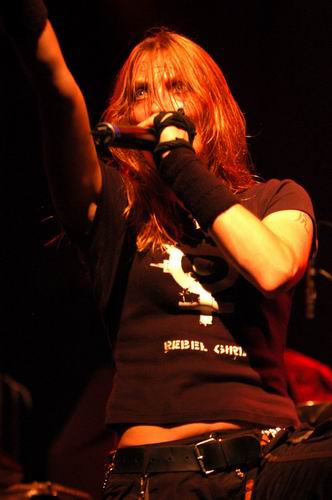 Arch Enemy at Bogart's Cincinnati, OH on November 2, 2003 &mdash; concert photo by Wayne Dennon