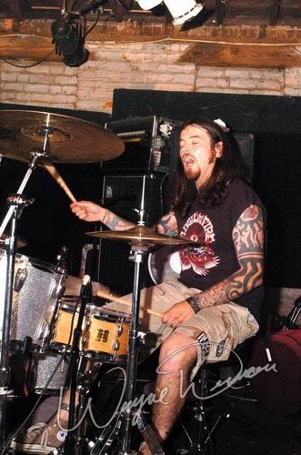 Orange Goblin at Top Cats Cincinnati, OH on May 27, 2004 &mdash; concert photo by Wayne Dennon