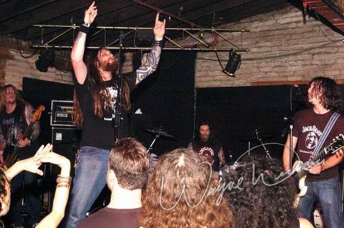 Orange Goblin at Top Cats Cincinnati, OH on May 27, 2004 &mdash; concert photo by Wayne Dennon