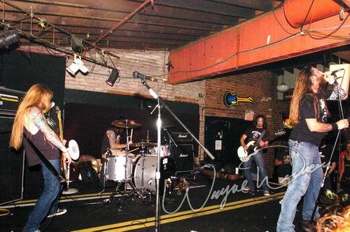 Orange Goblin at Top Cats Cincinnati, OH on May 27, 2004 &mdash; concert photo by Wayne Dennon