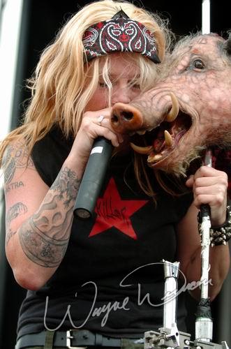 Otep at Ozzfest Columbus, OH on July 20, 2004 &mdash; concert photo by Wayne Dennon