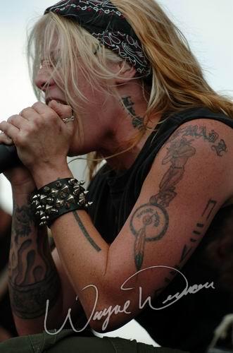 Otep at Ozzfest Columbus, OH on July 20, 2004 &mdash; concert photo by Wayne Dennon