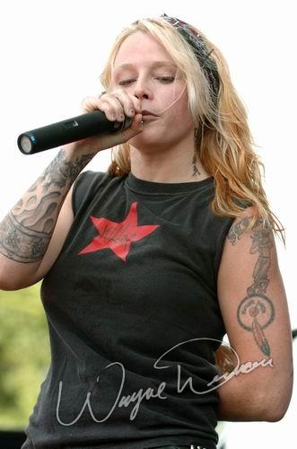 Otep at Ozzfest Columbus, OH on July 20, 2004 &mdash; concert photo by Wayne Dennon