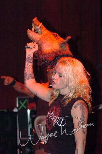 Otep at Headliners Music Hall Louisville, KY on October 12, 2004 &mdash; concert photo by Wayne Dennon