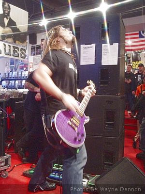 Outspoken at Ear X-Tacy Louisville, KY on February 18, 2003 &mdash; concert photo by Wayne Dennon