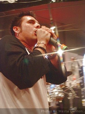 Outspoken at Ear X-Tacy Louisville, KY on February 18, 2003 &mdash; concert photo by Wayne Dennon