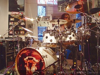 Outspoken at Ear X-Tacy Louisville, KY on February 18, 2003 &mdash; concert photo by Wayne Dennon