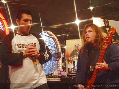 Outspoken at Ear X-Tacy Louisville, KY on February 18, 2003 &mdash; concert photo by Wayne Dennon