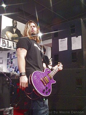 Outspoken at Ear X-Tacy Louisville, KY on February 18, 2003 &mdash; concert photo by Wayne Dennon