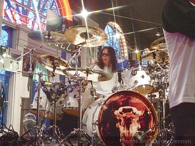 Outspoken at Ear X-Tacy Louisville, KY on February 18, 2003 &mdash; concert photo by Wayne Dennon