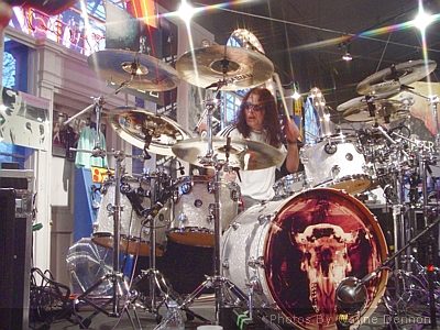 Outspoken at Ear X-Tacy Louisville, KY on February 18, 2003 &mdash; concert photo by Wayne Dennon