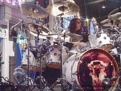 Outspoken at Ear X-Tacy Louisville, KY on February 18, 2003 &mdash; concert photo by Wayne Dennon