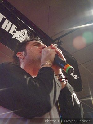 Outspoken at Ear X-Tacy Louisville, KY on February 18, 2003 &mdash; concert photo by Wayne Dennon