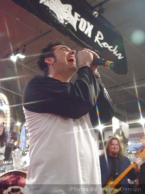 Outspoken at Ear X-Tacy Louisville, KY on February 18, 2003 &mdash; concert photo by Wayne Dennon