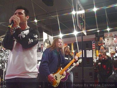Outspoken at Ear X-Tacy Louisville, KY on February 18, 2003 &mdash; concert photo by Wayne Dennon