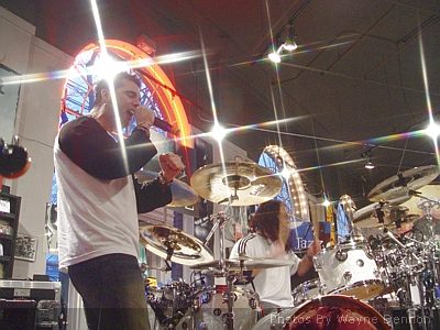 Outspoken at Ear X-Tacy Louisville, KY on February 18, 2003 &mdash; concert photo by Wayne Dennon