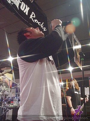 Outspoken at Ear X-Tacy Louisville, KY on February 18, 2003 &mdash; concert photo by Wayne Dennon
