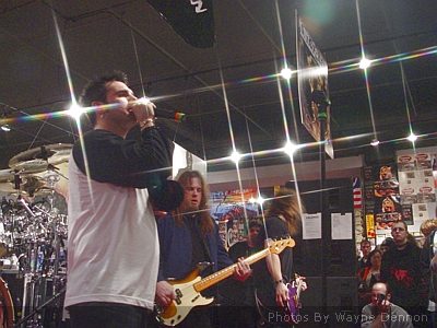 Outspoken at Ear X-Tacy Louisville, KY on February 18, 2003 &mdash; concert photo by Wayne Dennon