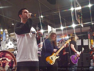 Outspoken at Ear X-Tacy Louisville, KY on February 18, 2003 &mdash; concert photo by Wayne Dennon