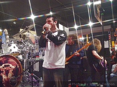 Outspoken at Ear X-Tacy Louisville, KY on February 18, 2003 &mdash; concert photo by Wayne Dennon