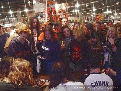 Outspoken at Ear X-Tacy Louisville, KY on February 18, 2003 &mdash; concert photo by Wayne Dennon
