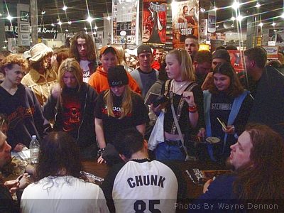 Outspoken at Ear X-Tacy Louisville, KY on February 18, 2003 &mdash; concert photo by Wayne Dennon
