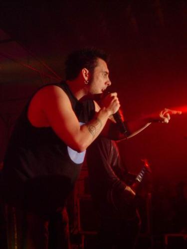 Outspoken at Expo Five Louisville, KY on April 19, 2003 &mdash; concert photo by Wayne Dennon