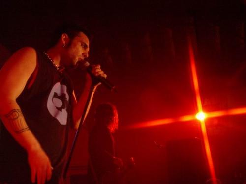 Outspoken at Expo Five Louisville, KY on April 19, 2003 &mdash; concert photo by Wayne Dennon