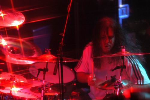 Outspoken at Headliners Music Hall Louisville, KY on July 27, 2003 &mdash; concert photo by Wayne Dennon