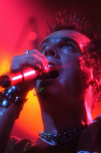 Outspoken at Headliners Music Hall Louisville, KY on July 27, 2003 &mdash; concert photo by Wayne Dennon