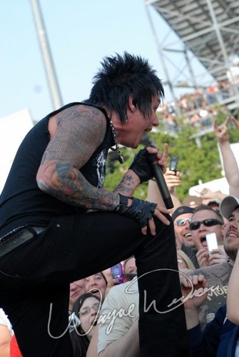 Papa Roach at Columbus Crew Stadium Columbus, OH on May 19, 2007 &mdash; concert photo by Wayne Dennon