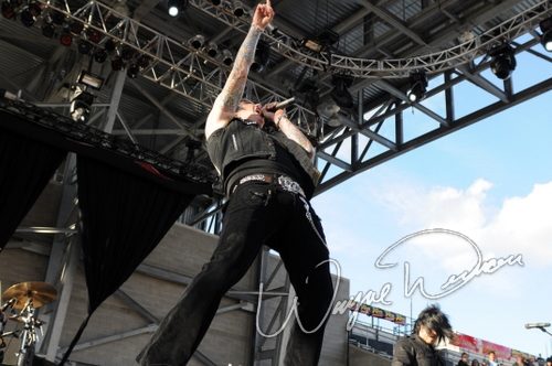 Papa Roach at Columbus Crew Stadium Columbus, OH on May 18, 2008 &mdash; concert photo by Wayne Dennon