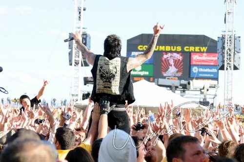 Papa Roach at Columbus Crew Stadium Columbus, OH on May 18, 2008 &mdash; concert photo by Wayne Dennon