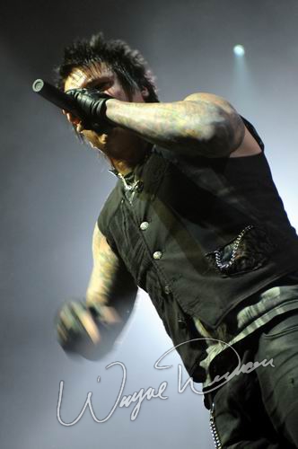 Papa Roach at Hara Arena Dayton, OH on November 22, 2008 &mdash; concert photo by Wayne Dennon