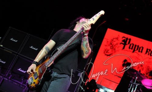 Papa Roach at Riverbend Music Center Cincinnati, OH on August 19, 2009 &mdash; concert photo by Wayne Dennon