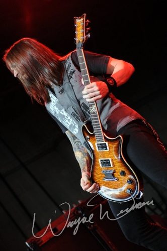 Papa Roach at Riverbend Music Center Cincinnati, OH on August 19, 2009 &mdash; concert photo by Wayne Dennon
