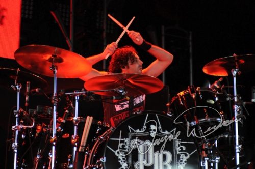Papa Roach at Riverbend Music Center Cincinnati, OH on August 19, 2009 &mdash; concert photo by Wayne Dennon