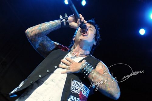 Papa Roach at Riverbend Music Center Cincinnati, OH on August 19, 2009 &mdash; concert photo by Wayne Dennon