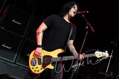 Papa Roach at Riverbend Music Center Cincinnati, OH on August 19, 2009 &mdash; concert photo by Wayne Dennon