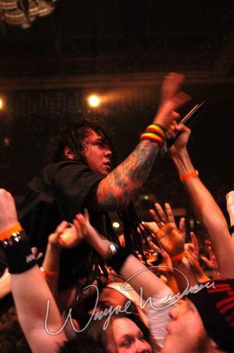 P.O.D. at Rupp Arena Lexington, KY on March 1, 2004 &mdash; concert photo by Wayne Dennon