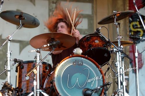Puddle Of Mudd at X-Fest Dayton, OH on September 19, 2004 &mdash; concert photo by Wayne Dennon