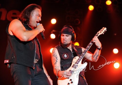 Queensryche at Rock the Bayou grounds Houston, TX on August 29, 2008 &mdash; concert photo by Wayne Dennon