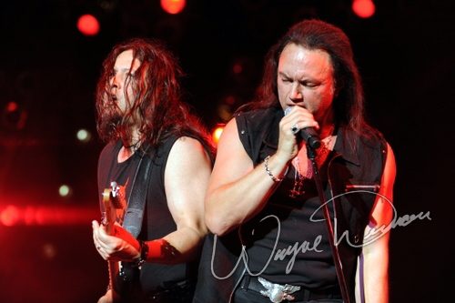 Queensryche at Rock the Bayou grounds Houston, TX on August 29, 2008 &mdash; concert photo by Wayne Dennon