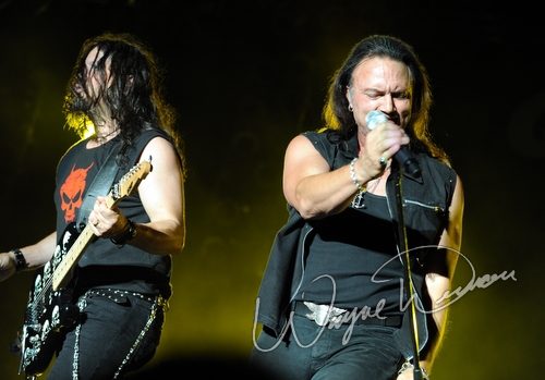Queensryche at Rock the Bayou grounds Houston, TX on August 29, 2008 &mdash; concert photo by Wayne Dennon