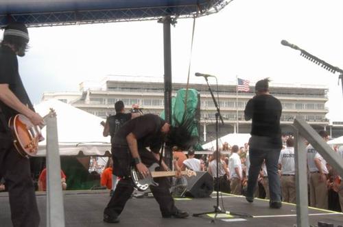 Saliva at Churchill Downs Louisville, KY on May 1, 2003 &mdash; concert photo by Wayne Dennon