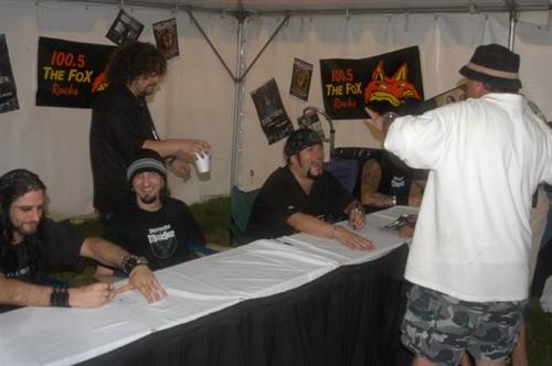 Saliva at Churchill Downs Louisville, KY on May 1, 2003 &mdash; concert photo by Wayne Dennon