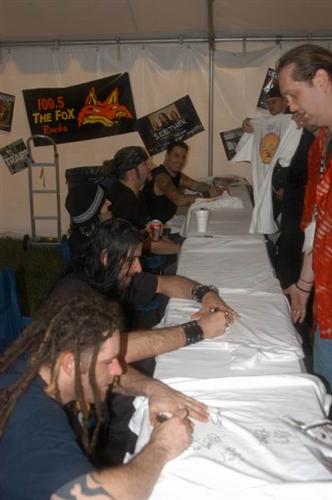 Saliva at Churchill Downs Louisville, KY on May 1, 2003 &mdash; concert photo by Wayne Dennon