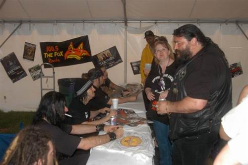 Saliva at Churchill Downs Louisville, KY on May 1, 2003 &mdash; concert photo by Wayne Dennon